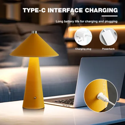 HUAYI Chinese Design Metal Luxury LED Table Lamp