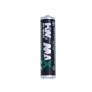 Revestimento metálico super resistente de bateria AAA R03