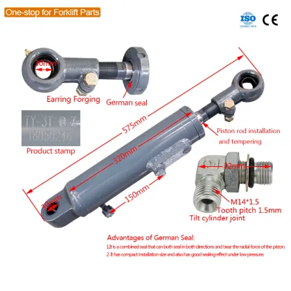 YY-D20B8-50302-TY/JT8022-96051 Side Shift Forklift Hydraulic Piston Cylinder