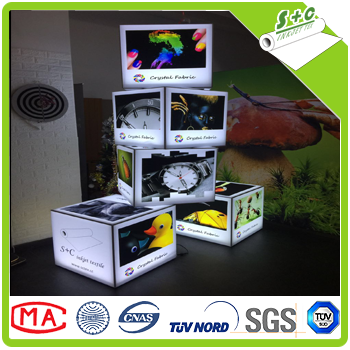 170gsm polyester woven seg light box fabric for direct printing