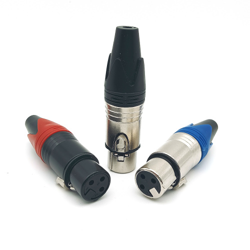 Female Male XLR Audio Microphone Plug Connector Adapter