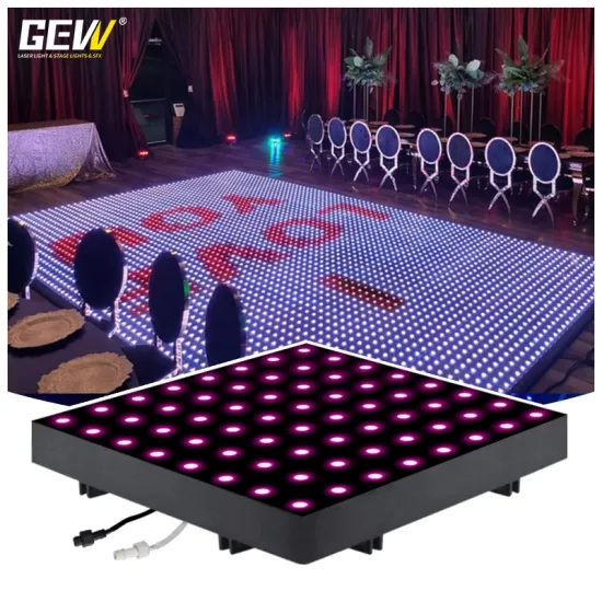 Wired Digital Party Floor: Waterproof LED Dance Floor with Dancing Lights for Night Clubs