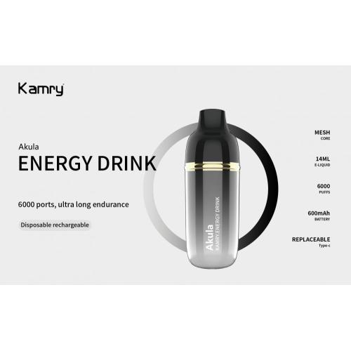 이탈리아의 일회용 Kamry Akula 6000 vape