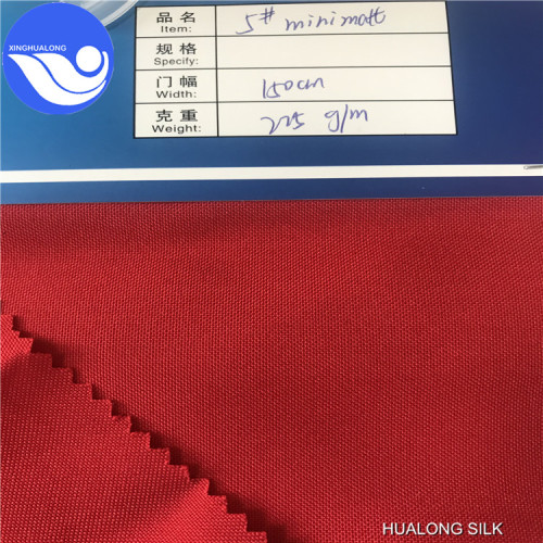 100% Polyester mini matt vải cho mền rèm