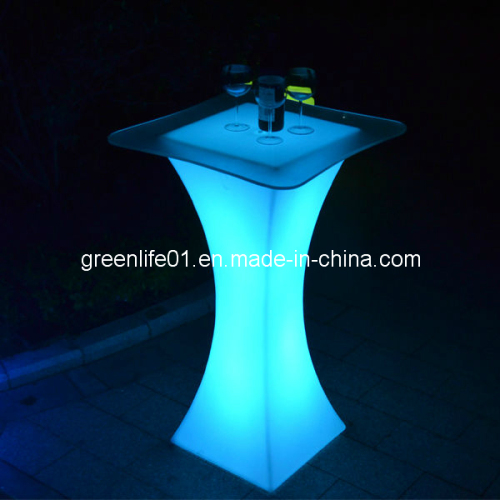Plastic Home Bar Tables In Rgb Color Changing, High Quality Plastic