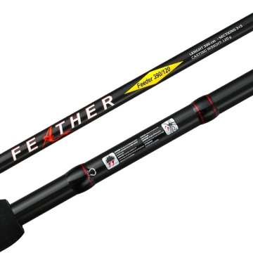 JOHNCOO Feather 40T Carbon Lightweight Feeder Fishing Rod - 3.6m/3.9m, 3 Sections, 3 Tips (90g/120g/150g)