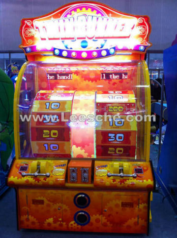 LSJQ-326 coin operated electric popular challenging lottery amusment game machine Twin Runner