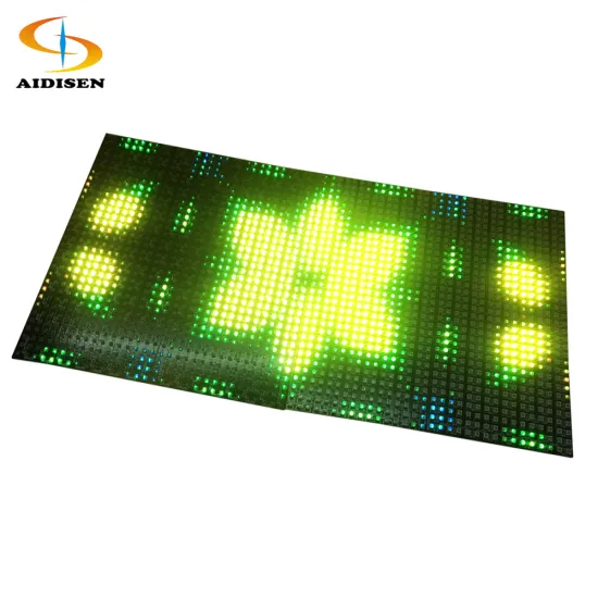 New Arrival Addressable 16x8cm SK6812 1515 SMD RGB P10 Flexible LED Pixel Panel