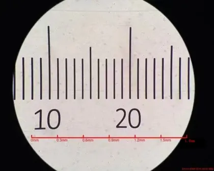 High Precision Universal Microscope Micrometer for Laboratory Glass Micrometer