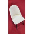 Silla de comedor de cuero PU moderna