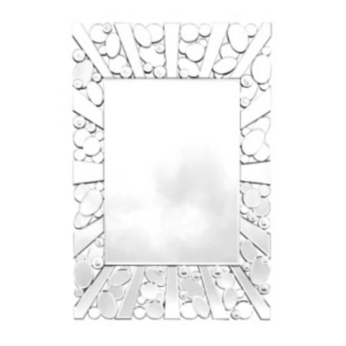Prostokątny kształt wiszący lustro sypialnia salon