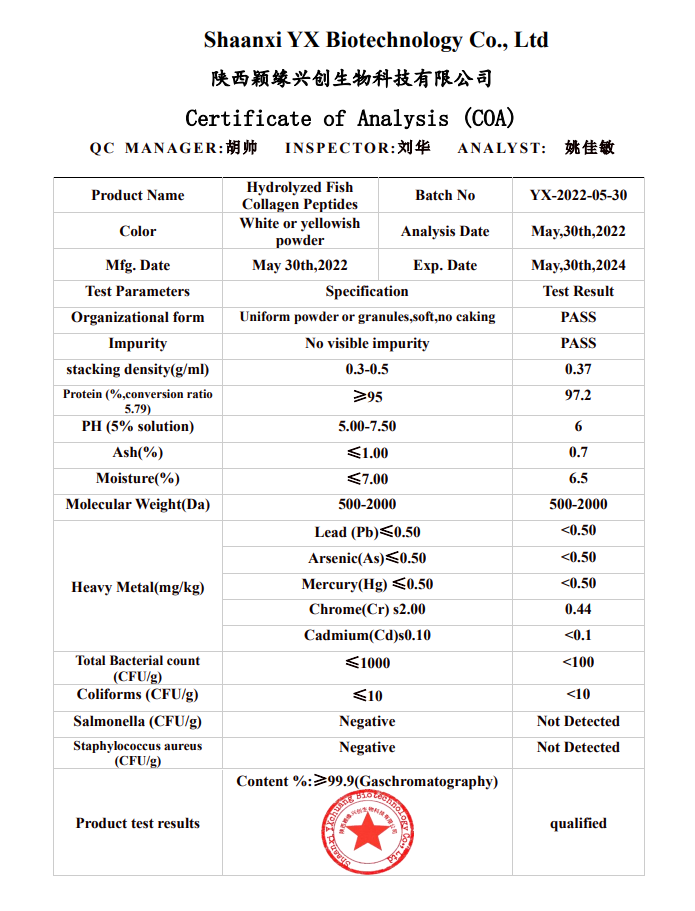  wild-caught hydrolyzed fish collagen peptides