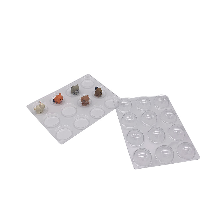 Thermoforming truffle clear blister plastic tray