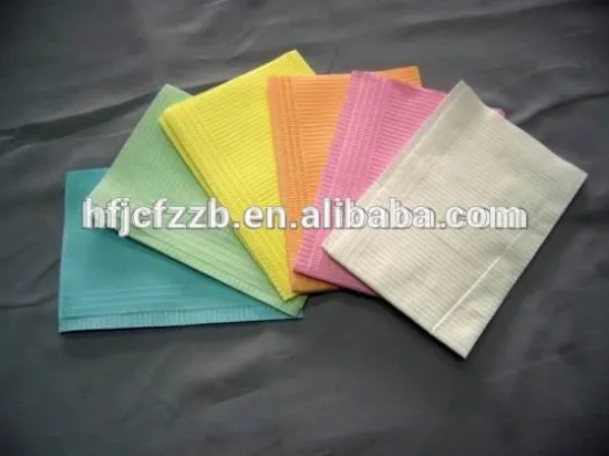 paper disposable adult and baby dental bib 13"X18" 13"X19"