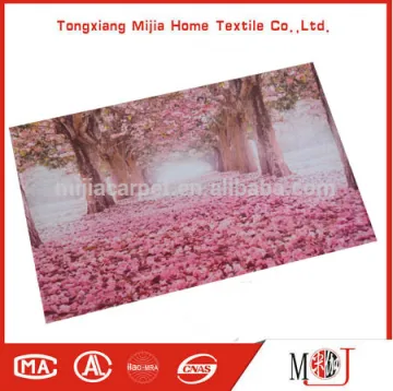 Low Price Washable Anti Slip Printing Floor Mat For Home Decoration