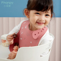 Easily Clean Silicone Baby Bib Kids Wipeable Bibs