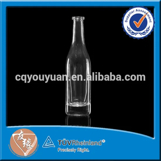 Antique 200ML Custom Empty Sparking Wine Clear Glass Bottles