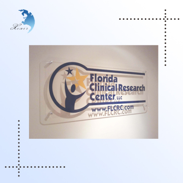 Wholesale advertising practical clear acrylic signage