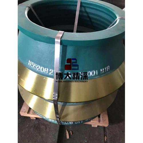 Mining Crusher Spare Parts HP200 cone crusher Spare parts mantle and concave Manufactory