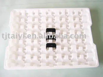 PS white part packing tray