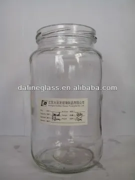 1L big storage glass jar