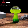 ATO Bar en verre de verre à cocktails de champignons transparent