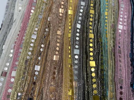 New Shinning Metallic Lurex Spangle Sequin Fabric