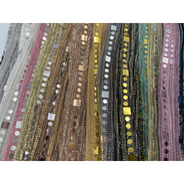 New Shinning Metallic Lurex Spangle Sequin Fabric