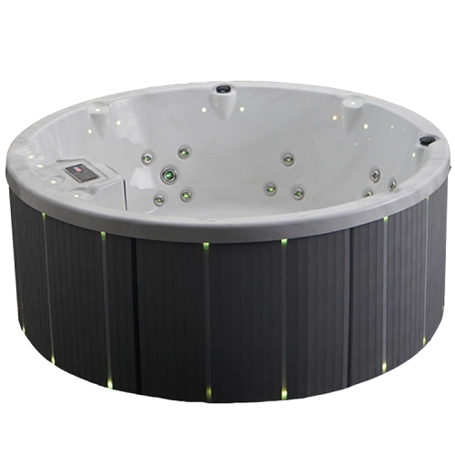 8 Person Wood Skirt Acrylic Outdoor Bath Tub