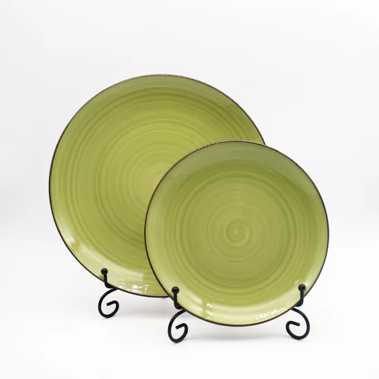 12pcs dinner plate set ceramic stoneware dinnerware set