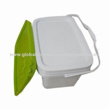 5L Rectangular plastic bucket, practical and durable
