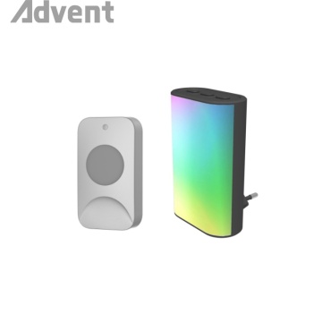 音量调节防水无线门铃 LED 灯