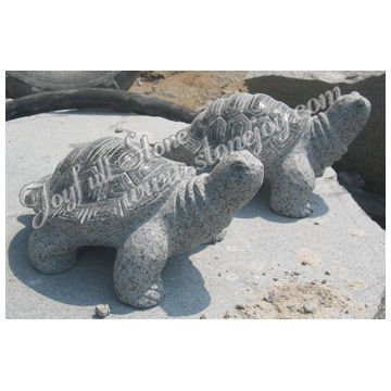Garden Stone Tortoise Sculpture, Small Animal