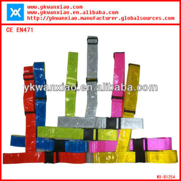 High reflective warning safety belt with PVC,reflective safety belt,reflective belt