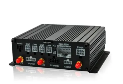 WP-CW1001 4CH Dual SD Card Mobile DVR H.264 Anti-vibration DVR Video Surveillance G-sensor