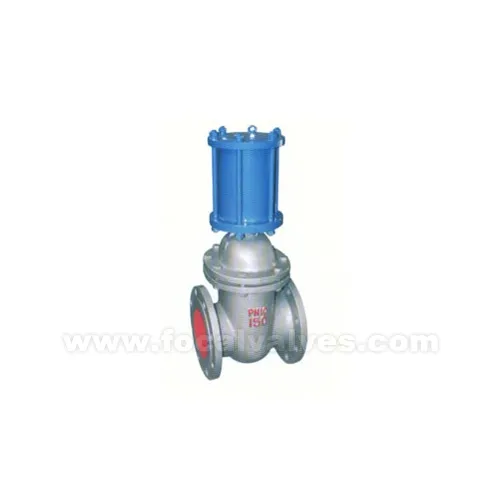 Gate Valve with Pneumatic Actuator