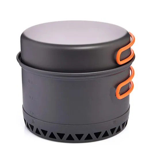 Portable lightweight Outdoor travel Aluminium alloy camping pots and pans set kitchen cookware set Outdoor Camping Cookware Set