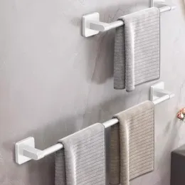 White towel rack without punching wall mounted