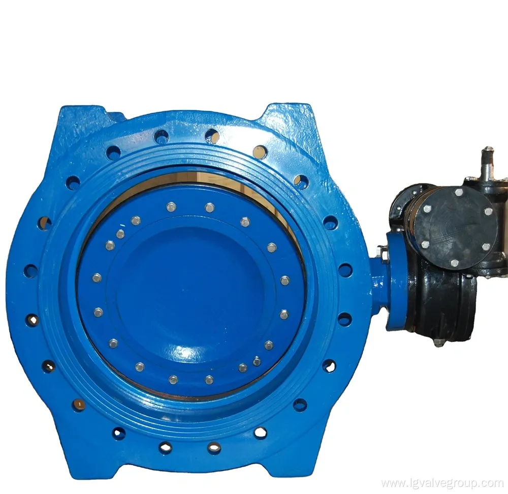 Double Eccentric Butterfly Valve with Flanges