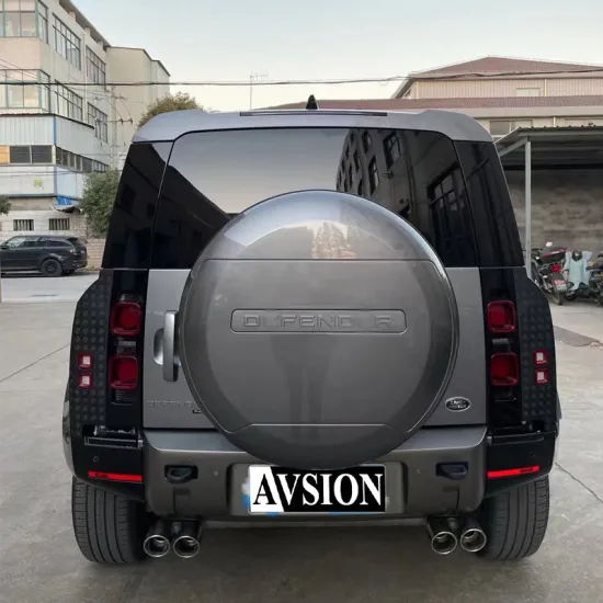 PP Plastic Spare Tire Cover for Land Rover Defender L663 2019-2022