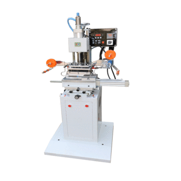 Pneumatic hot stamping machine for bottle caps
