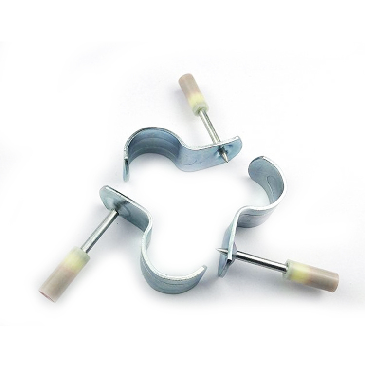 Building installation pipe clamps