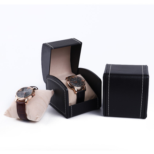 Solid Color Travel Wholesale PULeather Flip Watch Case