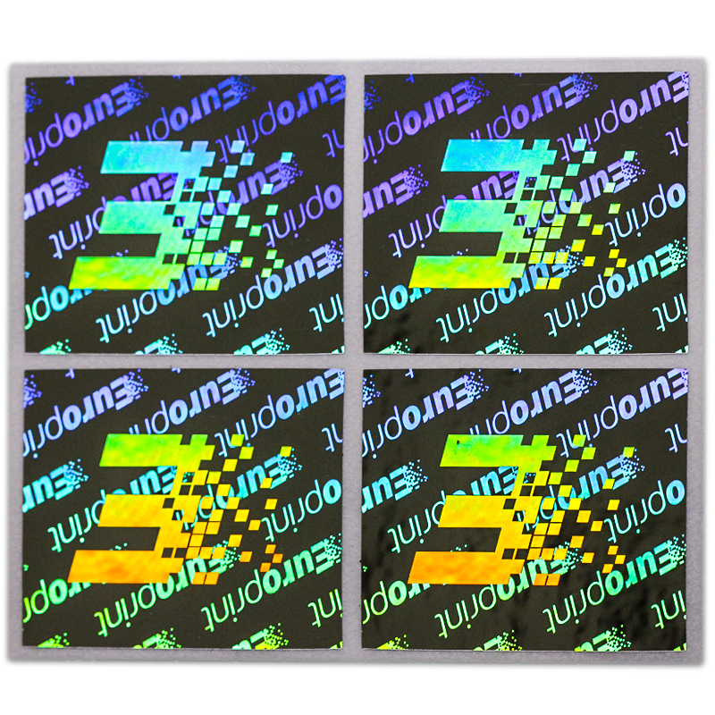 Custom make holographic sticker label security custom hologram sticker label 3d hologram sticker
