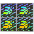 Custom Make Holographic Label Label Keselamatan Custom Hologram Sticker Label 3D Hologram Sticker