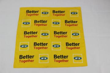 Promotional Imprinted Cotton Bandana Full Color LOGO
