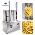 Máquina comercial automática de descascador de vegetais de estação dupla