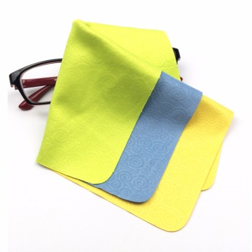 debossed printed polyester brushed microfiber fabric cloth