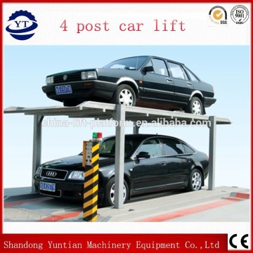 home used 4 post car parking lift for sale price