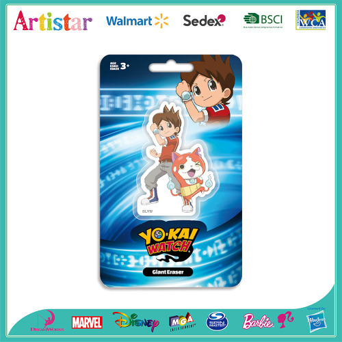 YO KAI WATCH blister card giant eraser